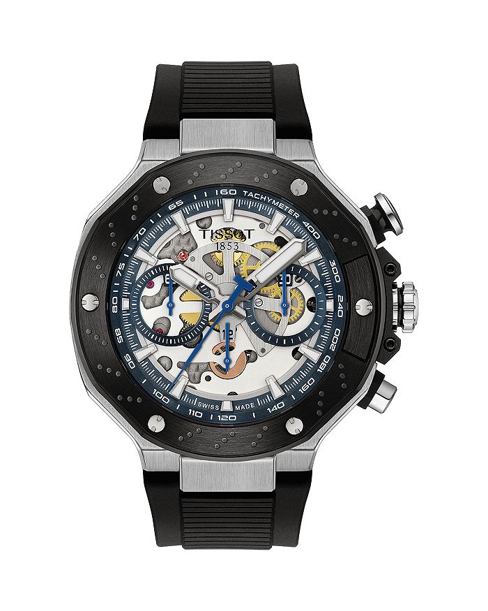 

T-Race Chronograph, 45 мм Tissot, черный