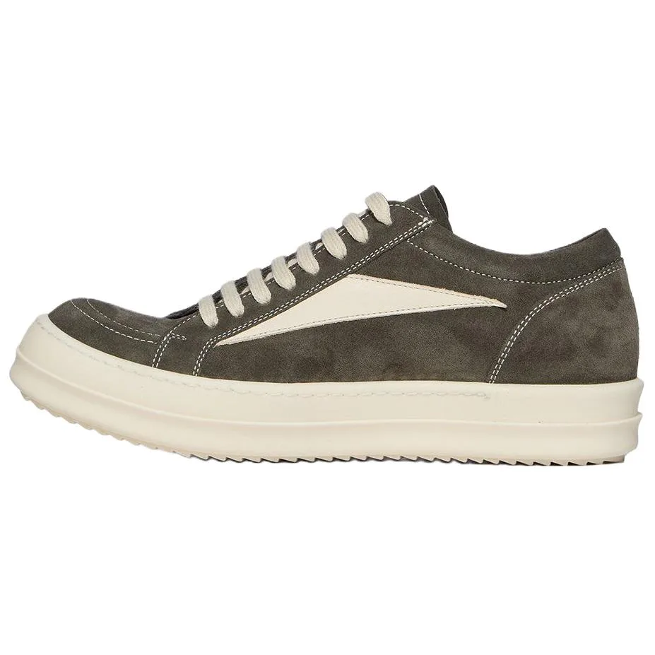 RO TEMPLE Suede Low top Skateboard Shoes 3.5cm мужские Light Umber RICK OWENS, светло-umber