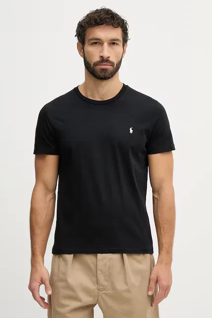 Футболка из хлопка Polo Ralph Lauren, черный