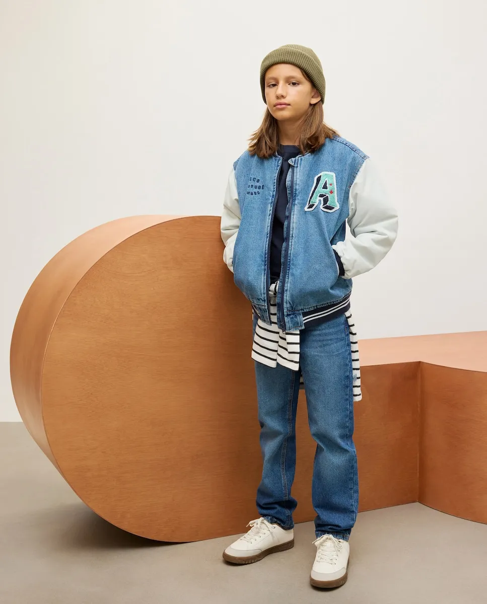 

Детская бомбер-куртка Kids El Corte Inglés, синий