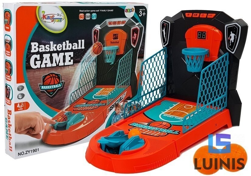 

Lean Toys, аркадная мини-баскетбольная игра с движущейся корзиной и звуком.