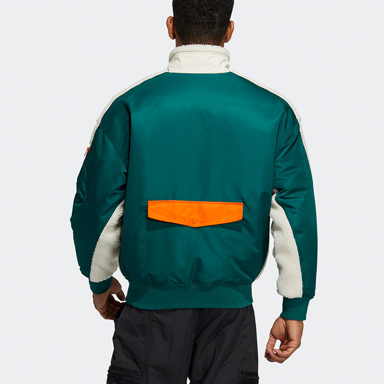 Куртка мужская желтая Adidas Originals, цвет White/Varsity Maize — фото 4