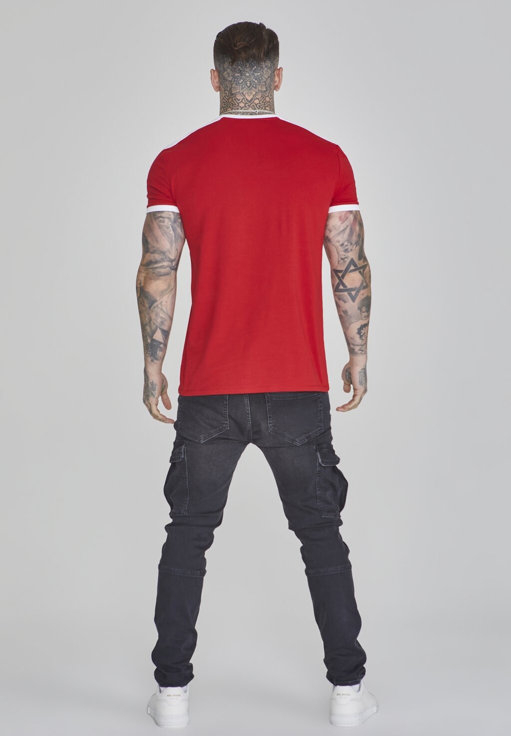 

Футболка с принтом RINGER SIKSILK, красный