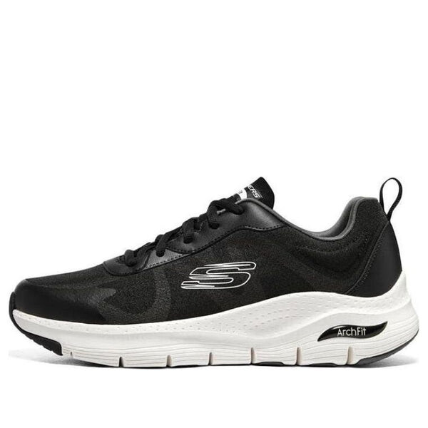 

Кроссовки arch fit 'black white' Skechers, черный