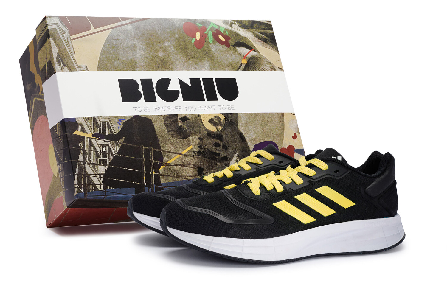 

Кроссовки женские DURAMO LITE 2.0 с низким верхом, желтые Adidas