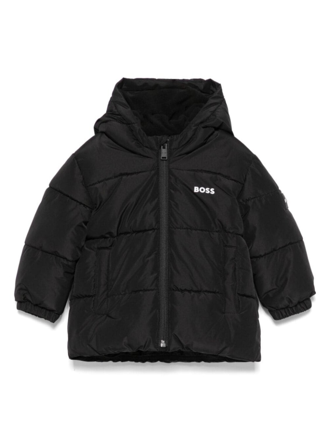 

BOSS Kidswear куртка-пуховик с логотипом, черный