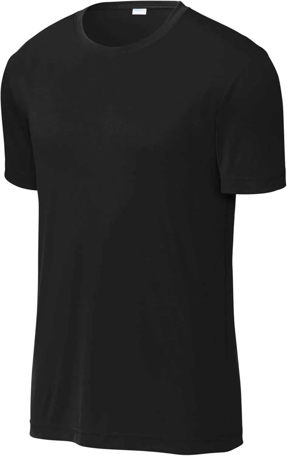 Футболка SPORT-TEK Unisex PosiCharge Re-Compete | Спортивная футболка для мужчин и женщин, легкая футболка для тренировок, модная одежда для спортзала, черный — фото 4