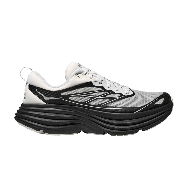 

Кроссовки HOKA Bondi 8 Caged 'Stealth Tech Pack - Frost Black', белый