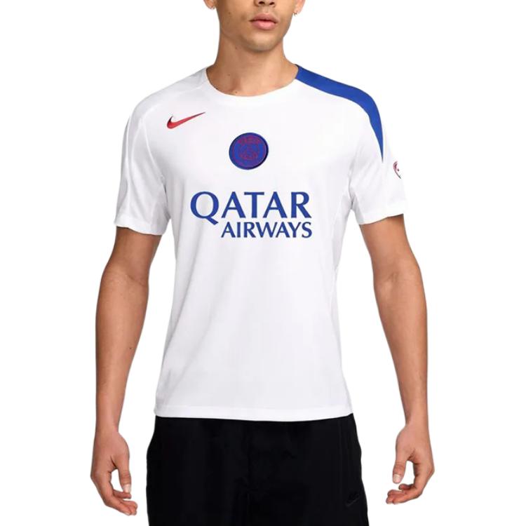 

Футболка Psg Strike Third мужская Dri FIT Total 90 вязаная Nike, белый