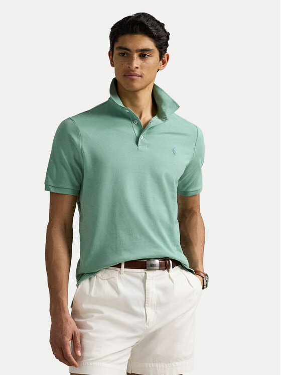 

Рубашка поло стандартный крой 710941439022 Polo Ralph Lauren, зеленый
