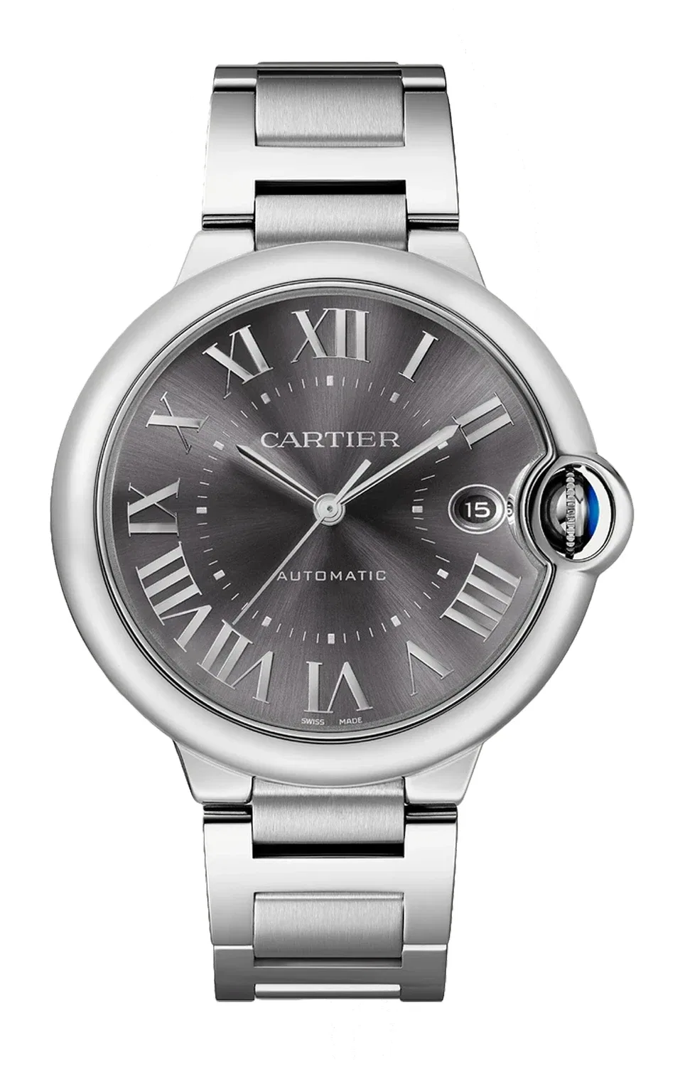 BALLON BLEU DE CARTIER 40 ММ, АВТОМАТИЧЕСКИЕ, СТАЛЬ - WSBB0060, черный