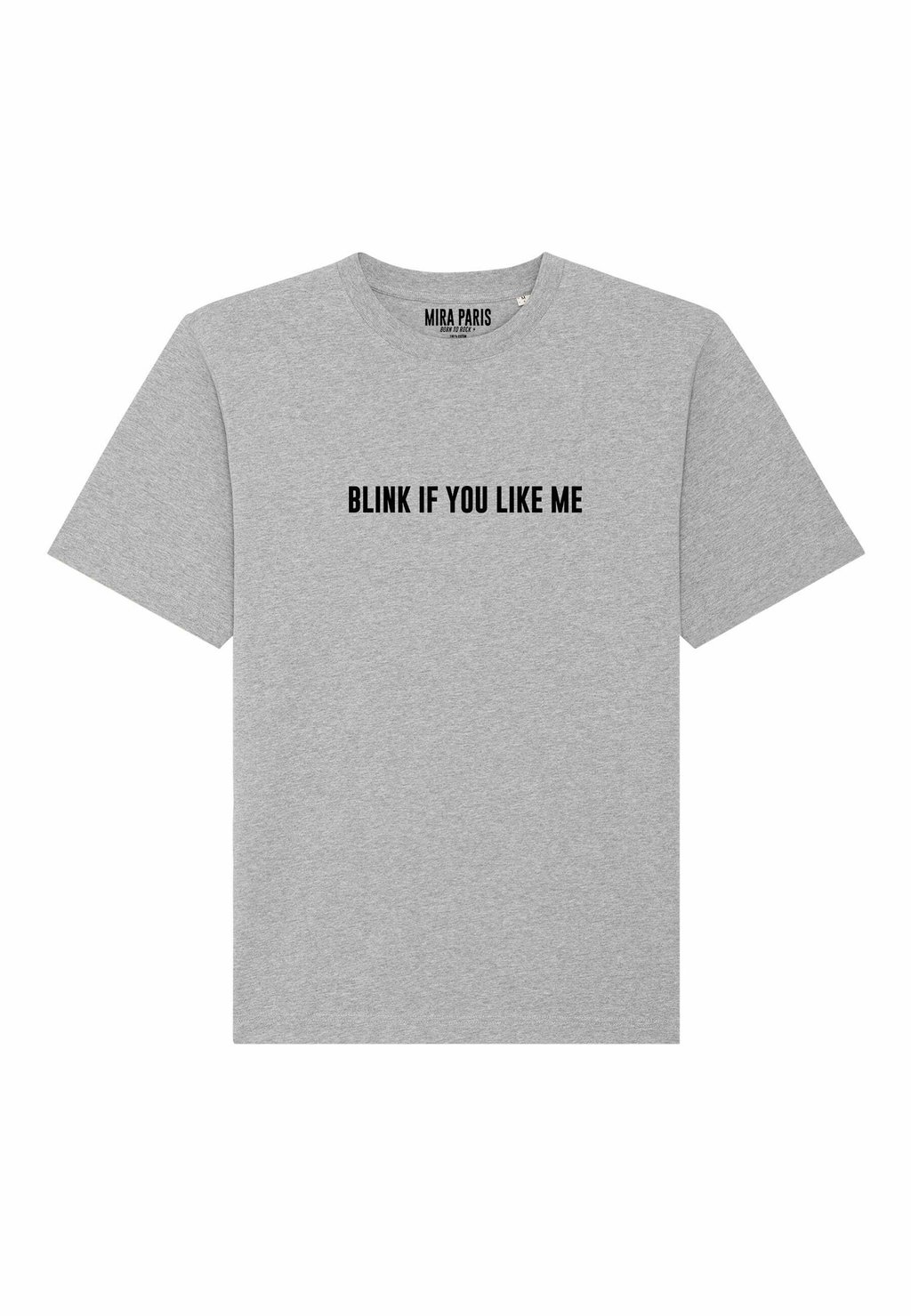 

Футболка с принтом FOLLOW YOUR HEART PRINT HEAVYWEIGHT Mira Paris, пятнистый серый