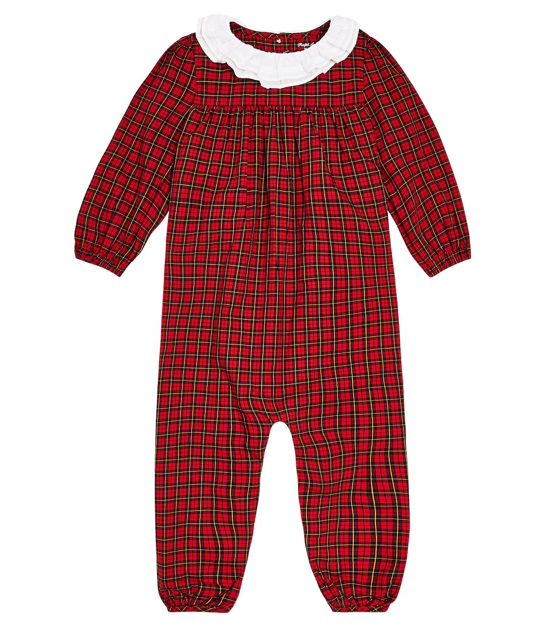 

Комбинезон из хлопка в клетку для малышей Polo Ralph Lauren Kids, мультиколор