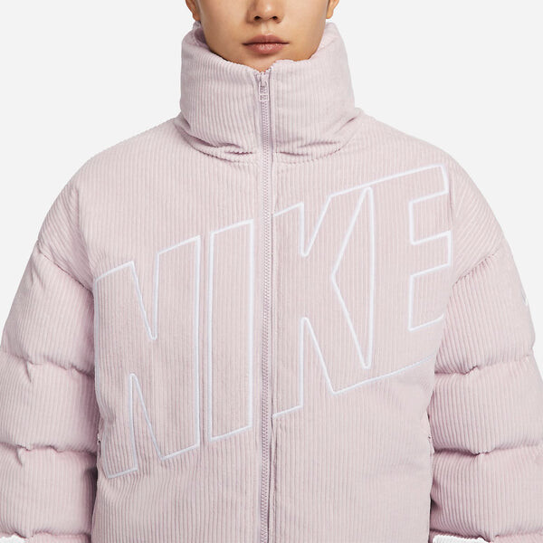 Куртка спортивная одежда основные therma fit oversize вельветовый пуховик Nike, фиолетовый — фото 2
