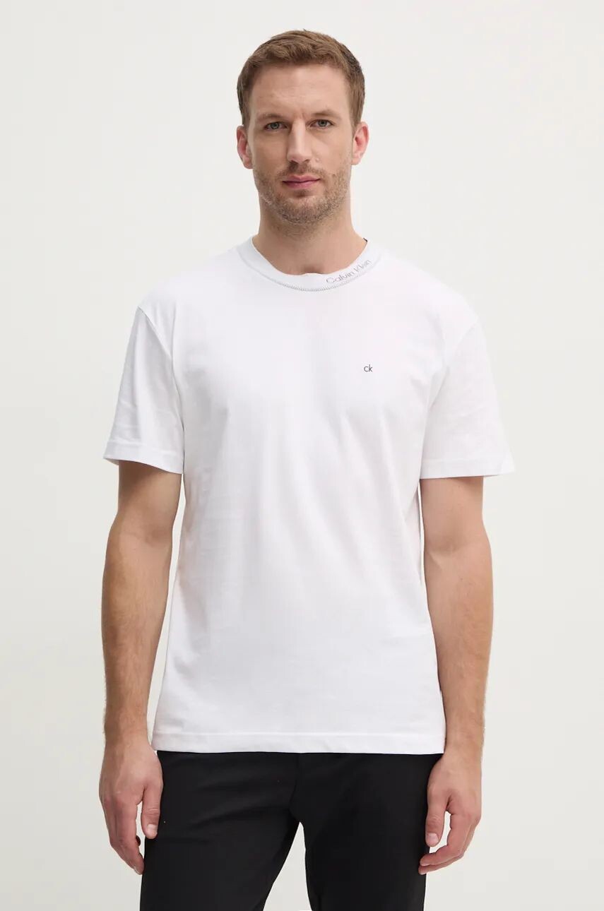 

Хлопковая футболка Calvin Klein, белый