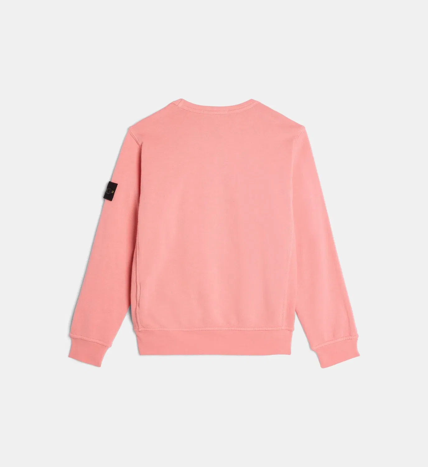 Фирменная прямая толстовка из хлопка Stone Island, розовый — фото 2