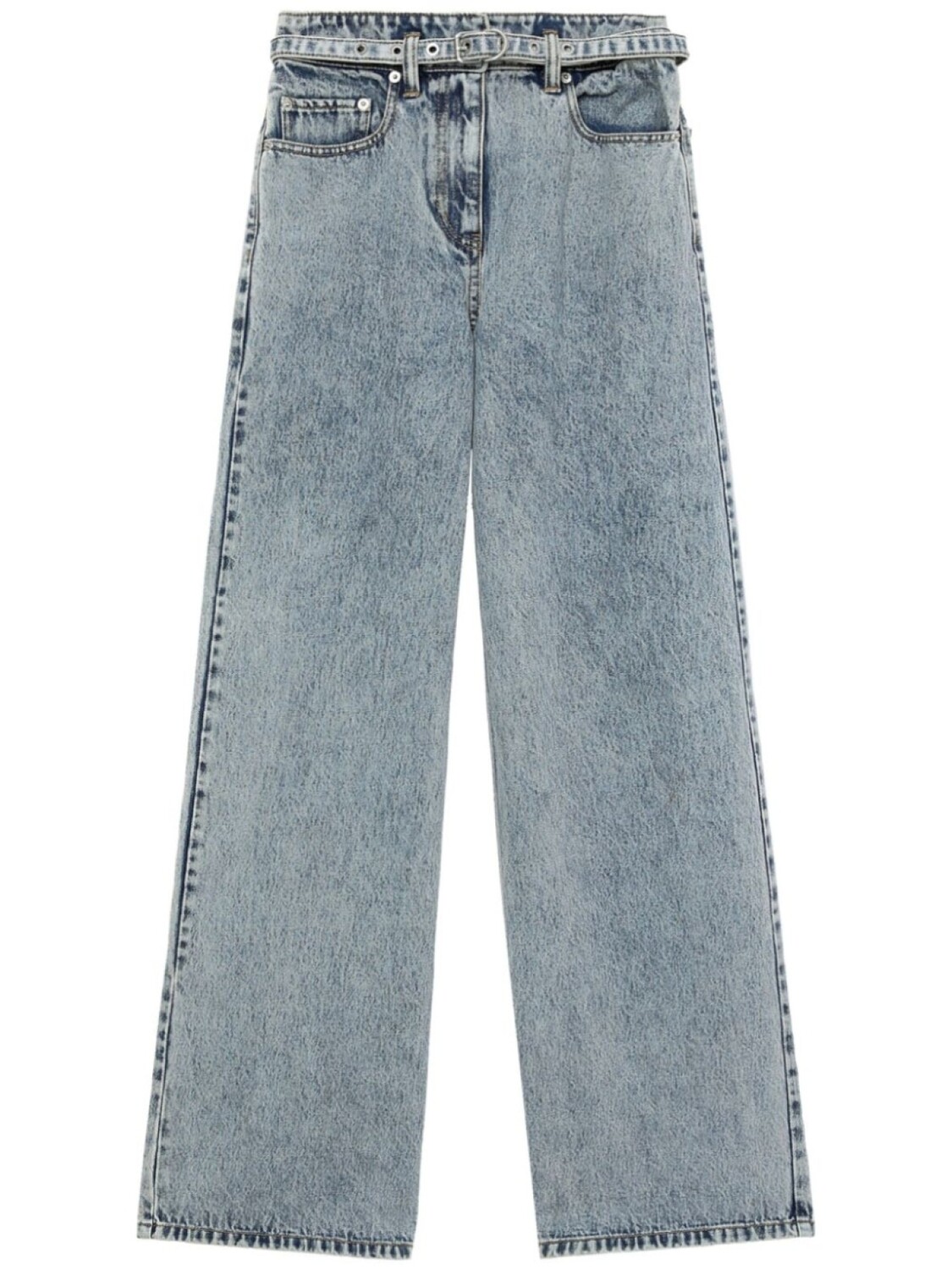 

3.1 Phillip Lim джинсы прямого кроя с поясом