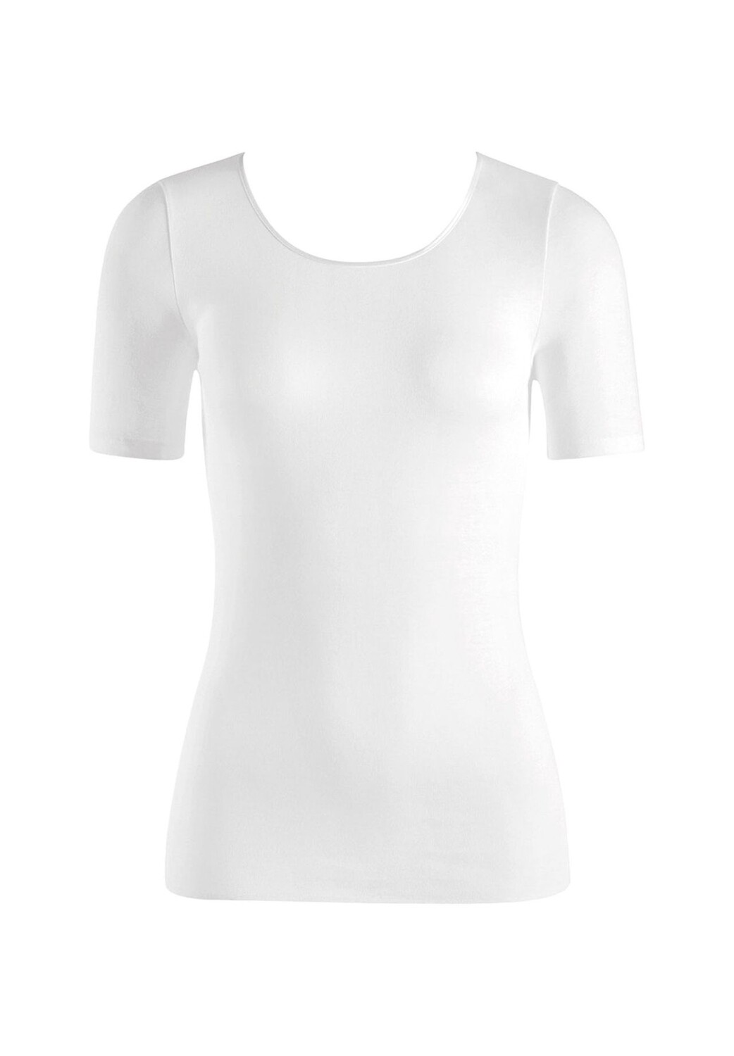 

Футболка Хлопковая Бесшовная с коротким рукавом HANRO, цвет White Damen