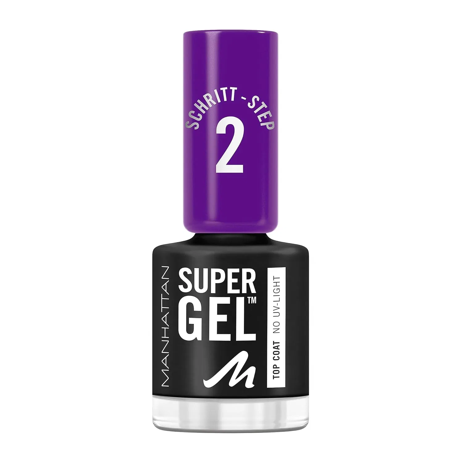 Верхнее покрытие для ногтей Manhattan Super Gel Top Coat, прозрачное, 12 мл Manhattan