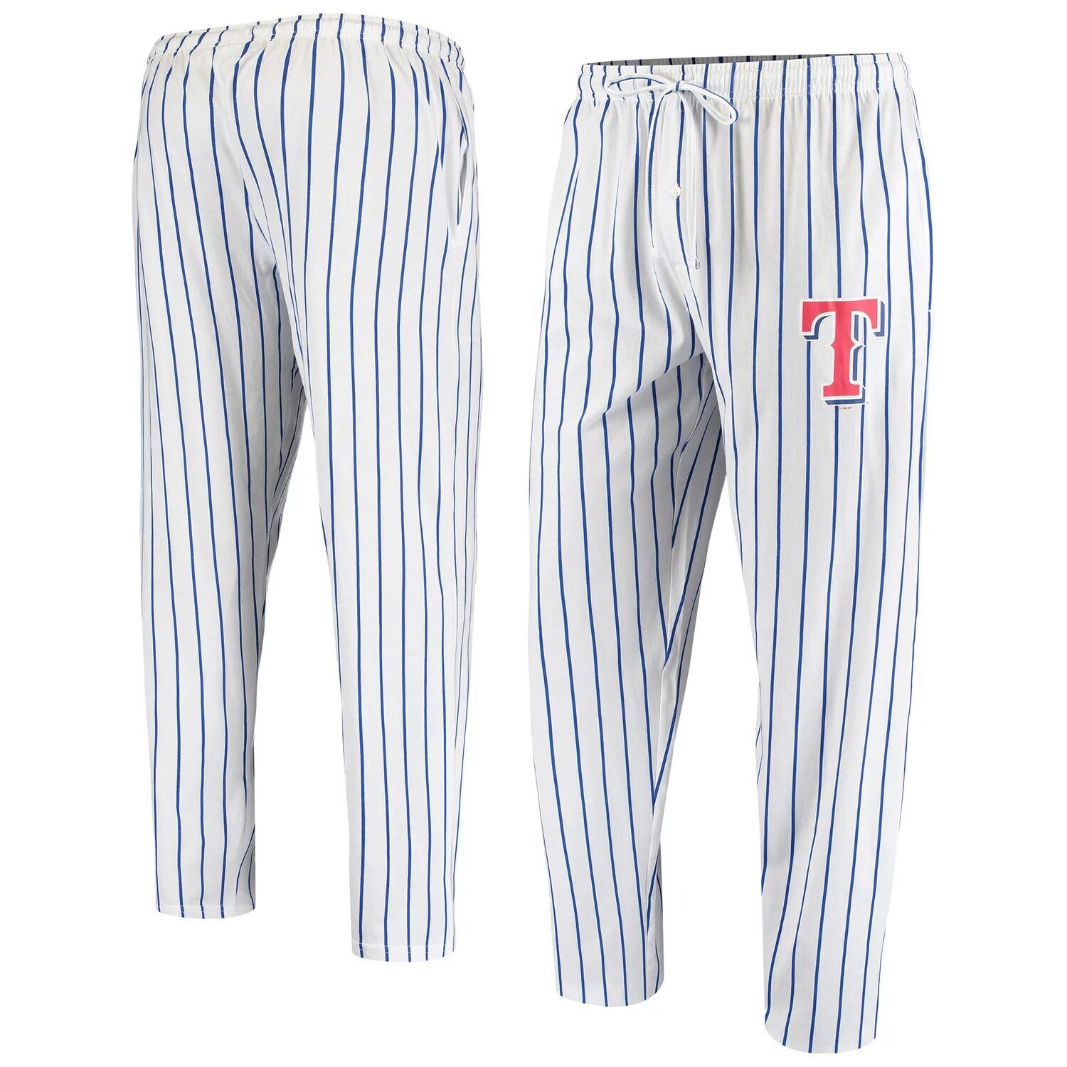 

Мужские спортивные брюки Concepts White Texas Rangers Vigor в тонкую полоску