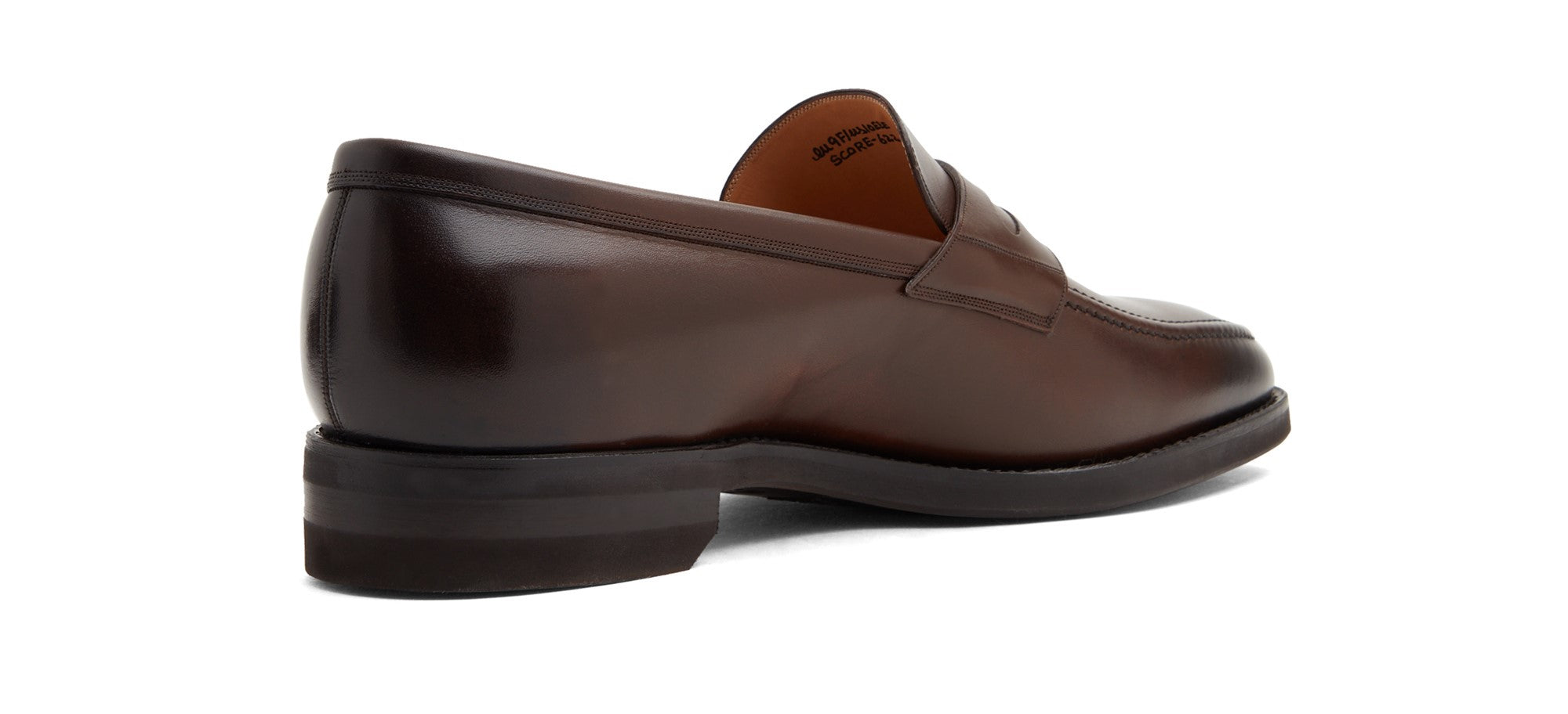 Bally Score 6231394 Мужские полукоричневые лоферы из телячьей кожи — фото 3