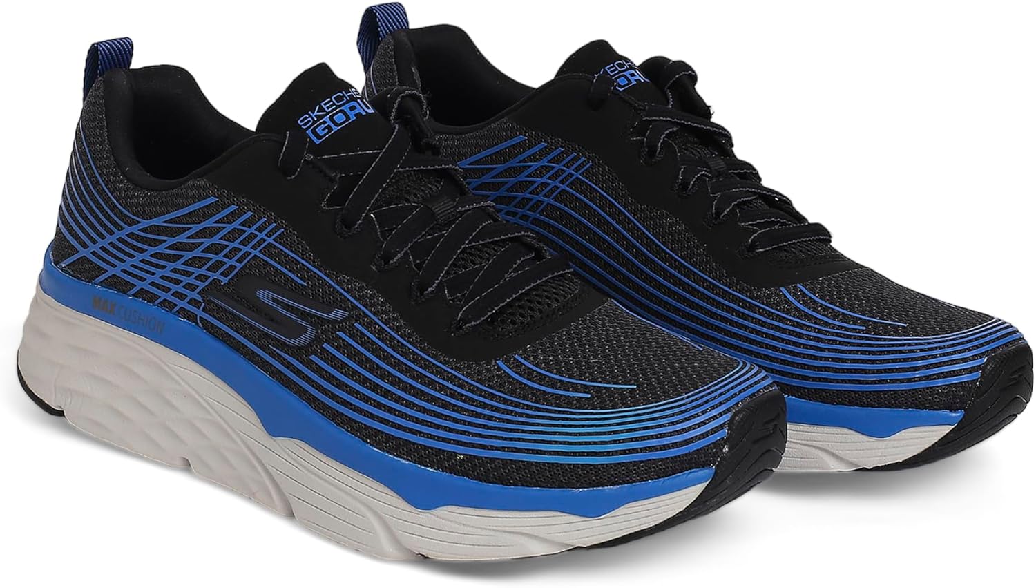Мужские водонепроницаемые гольф-туфли Skechers Drive 4 Lx, черный/синий — фото 3