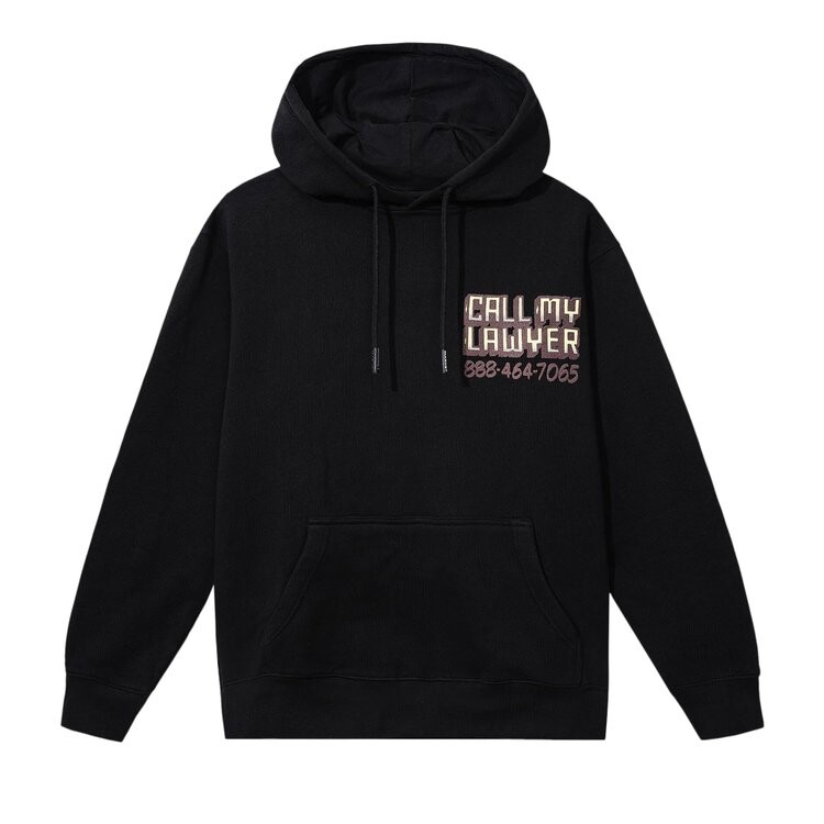 

Худи Market Call My Lawyer Sign Hoodie, черный
