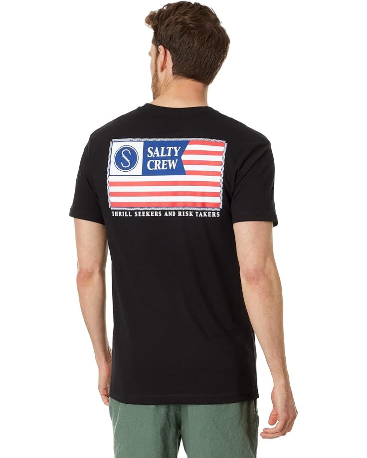 

Футболка Salty Crew Freedom Flag Short Sleeve Tee, черный
