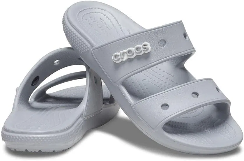 Классические сандалии Crocs унисекс, Lightgrey — фото 3