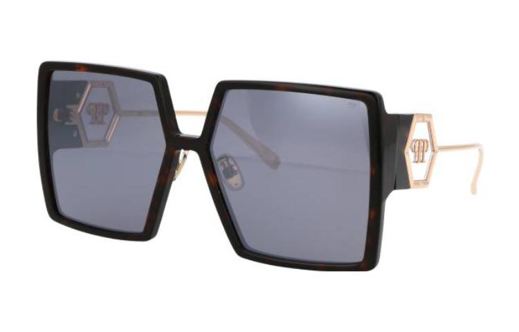 

Солнцезащитные очки с квадратной оправой и логотипом Eyewear PHILIPP PLEIN, черный
