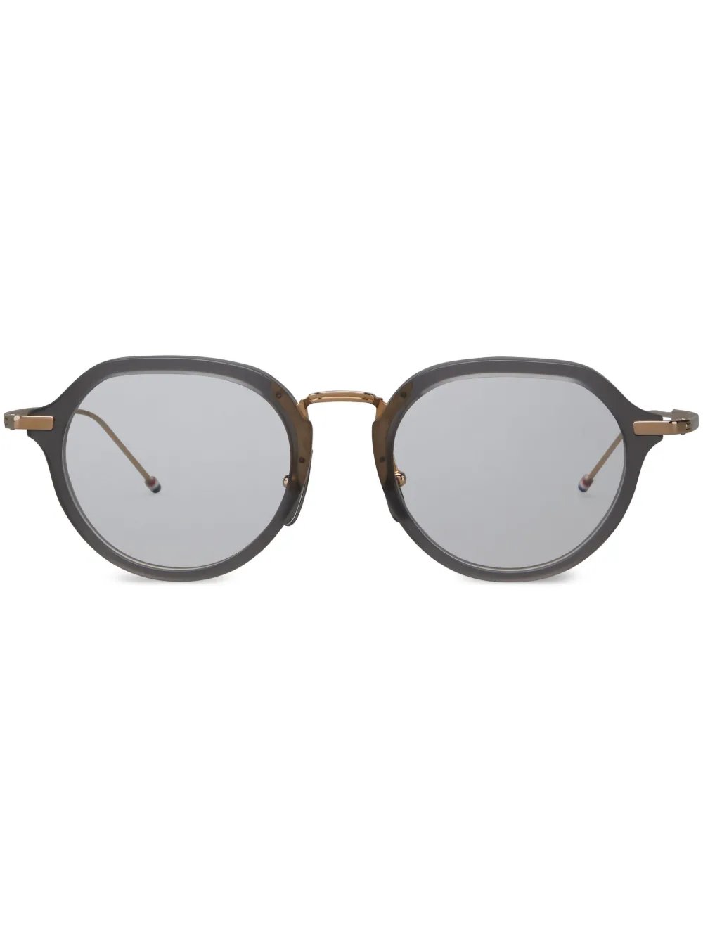 

Очки в круглой оправе Thom Browne Eyewear, серый