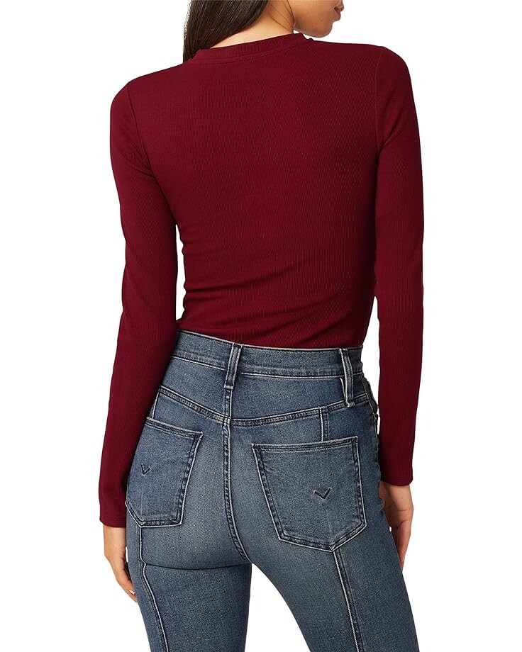 

Боди Hudson Jeans Sweetheart Cutout Bodysuit, цвет Syrah