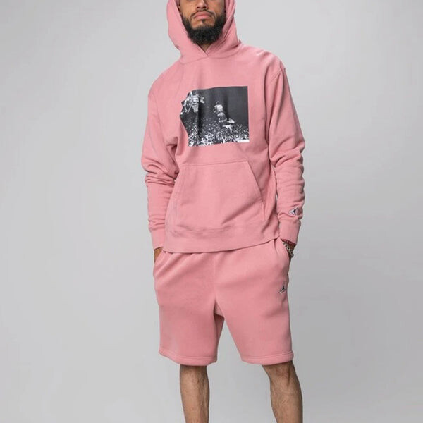 Толстовка Air Jordan x Union LA Sports Hooded Men Pink/Red, красный — фото 3