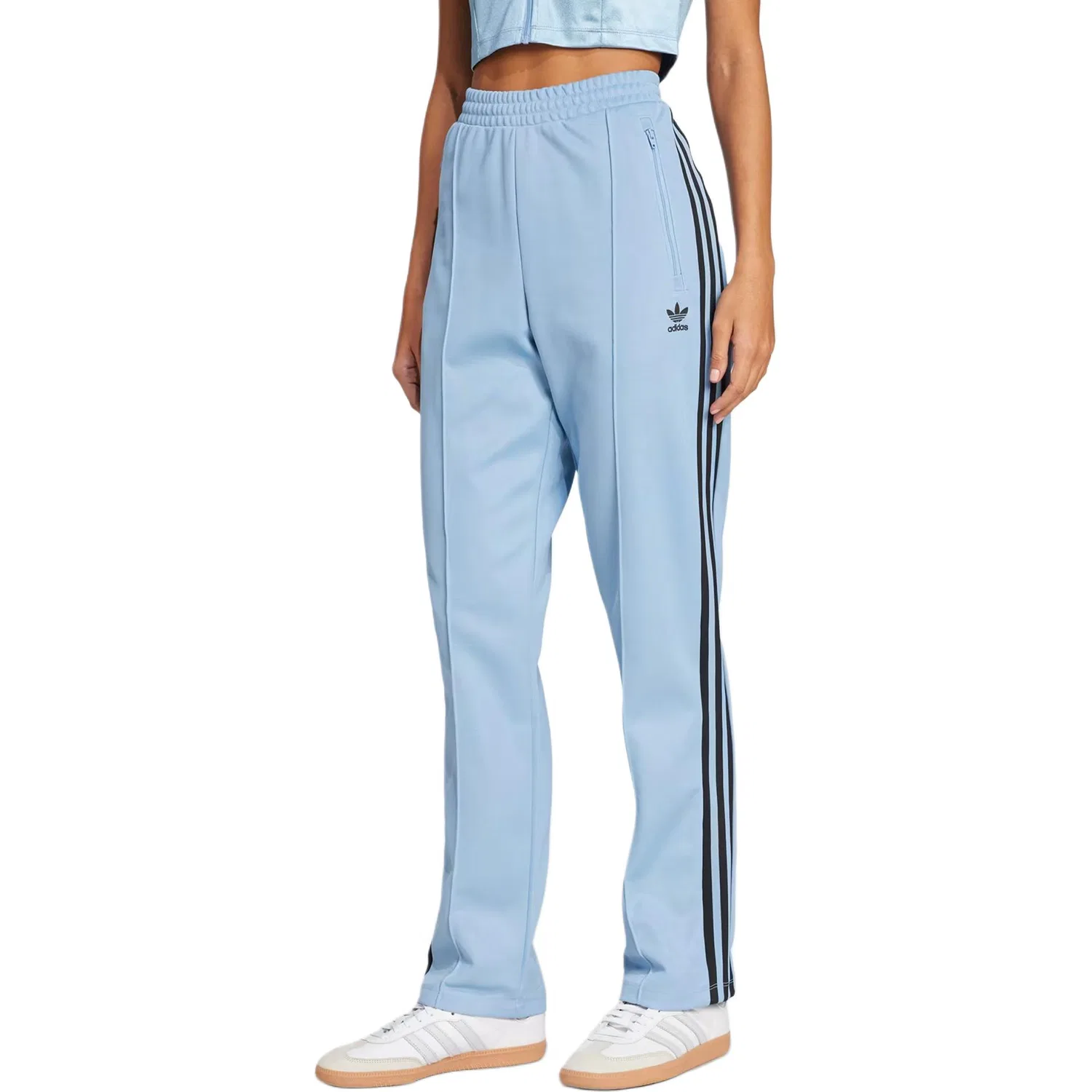 Тренировочные штаны с вышитым логотипом Adidas Originals, Blue — фото 4
