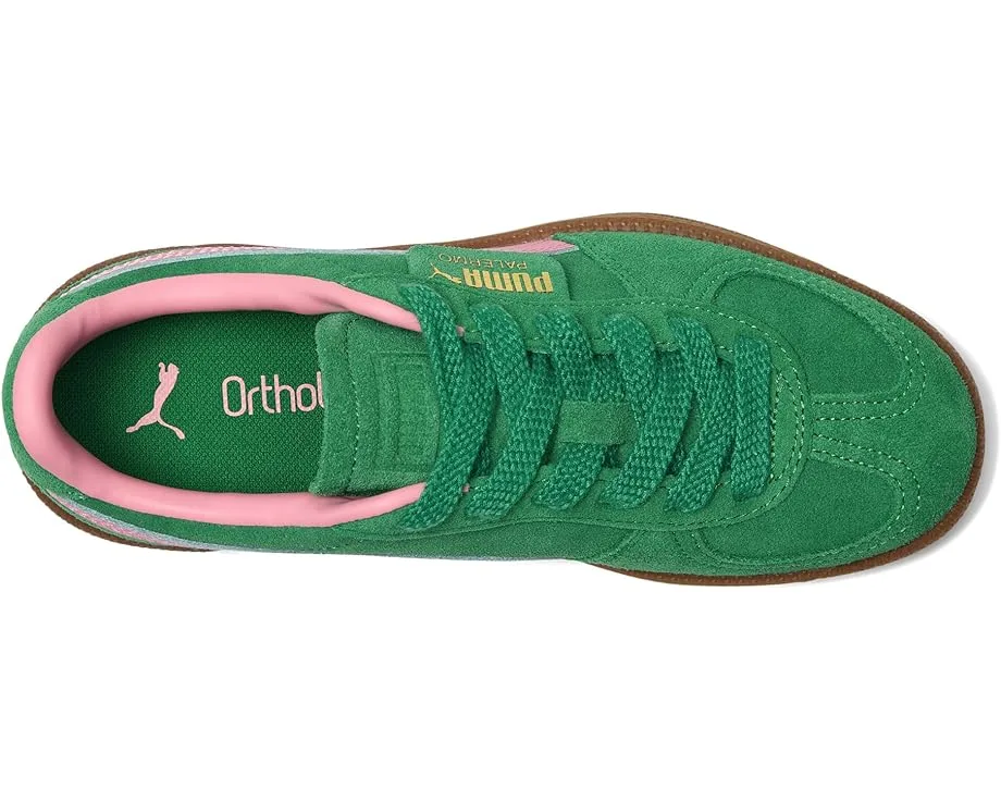 Кроссовки PUMA Kids Palermo Shoes (Big Kid), Archive Green/Pinkscape — фото 2