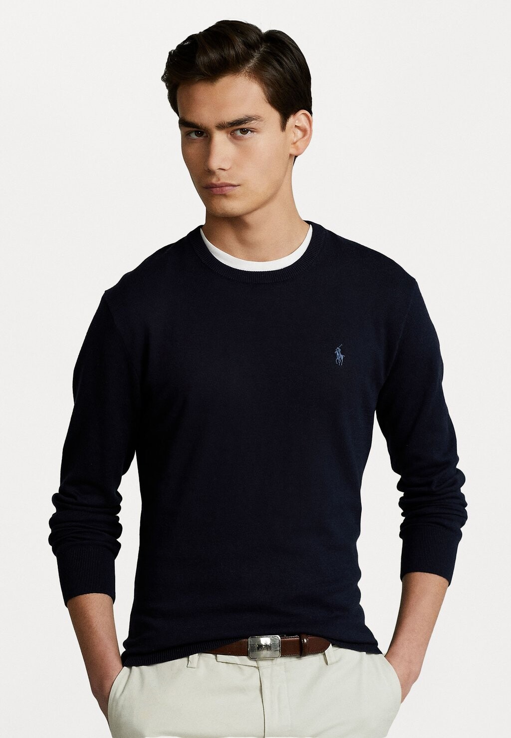 

Свитер Polo Ralph Lauren LONG SLEEVE, цвет Hunter Navy, Черный, Свитер Polo Ralph Lauren LONG SLEEVE, цвет Hunter Navy