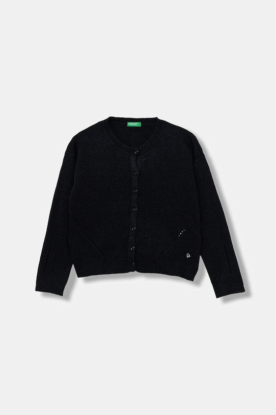 

Шерстяной кардиган United Colors Of Benetton, темно-синий