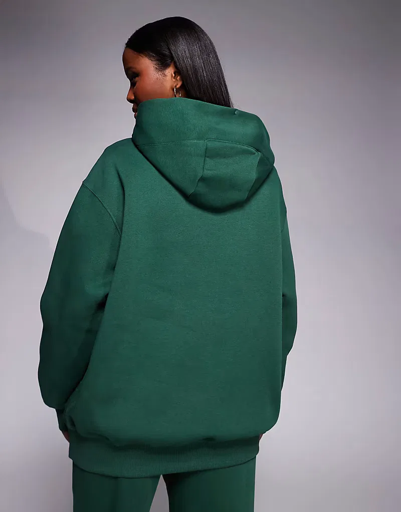 Худи Nike Phoenix Fleece с увеличенным логотипом, зеленый — фото 4