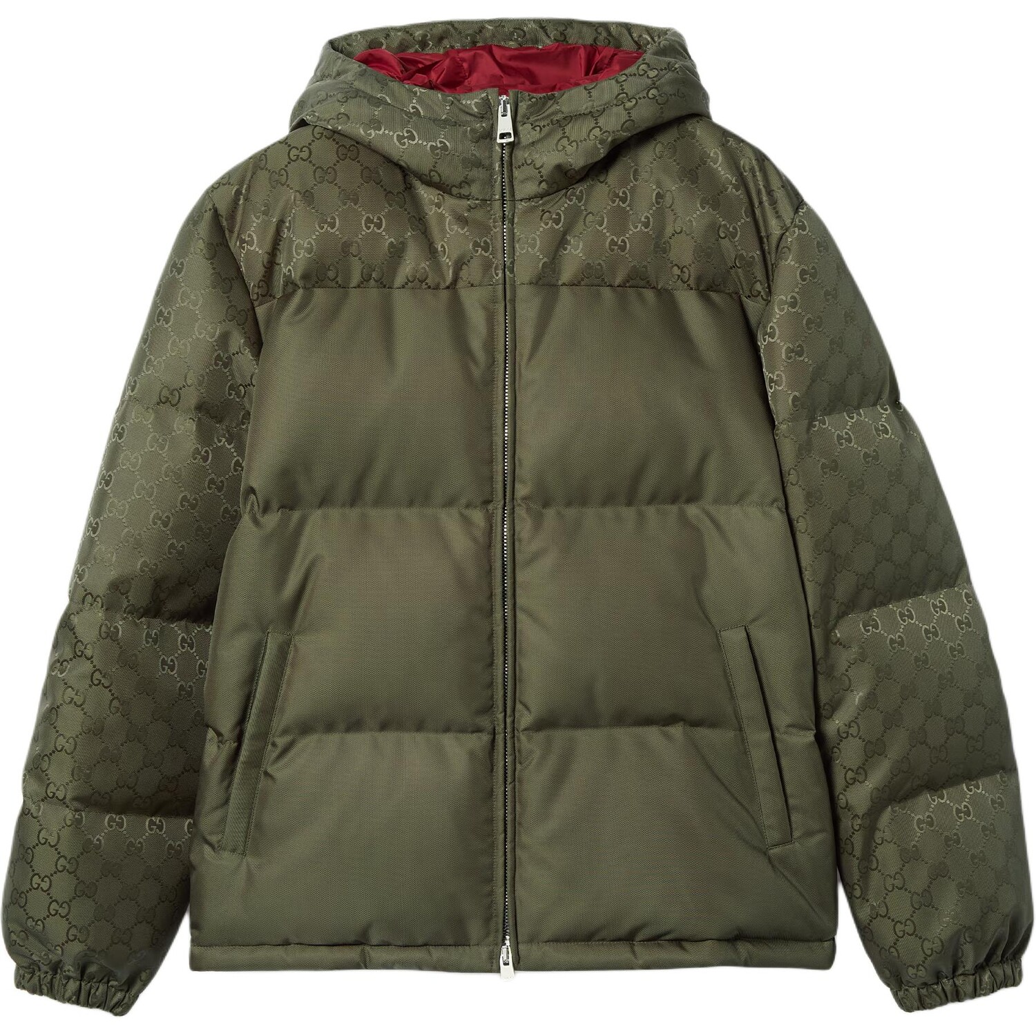 

Пуховик мужской зеленый Gucci