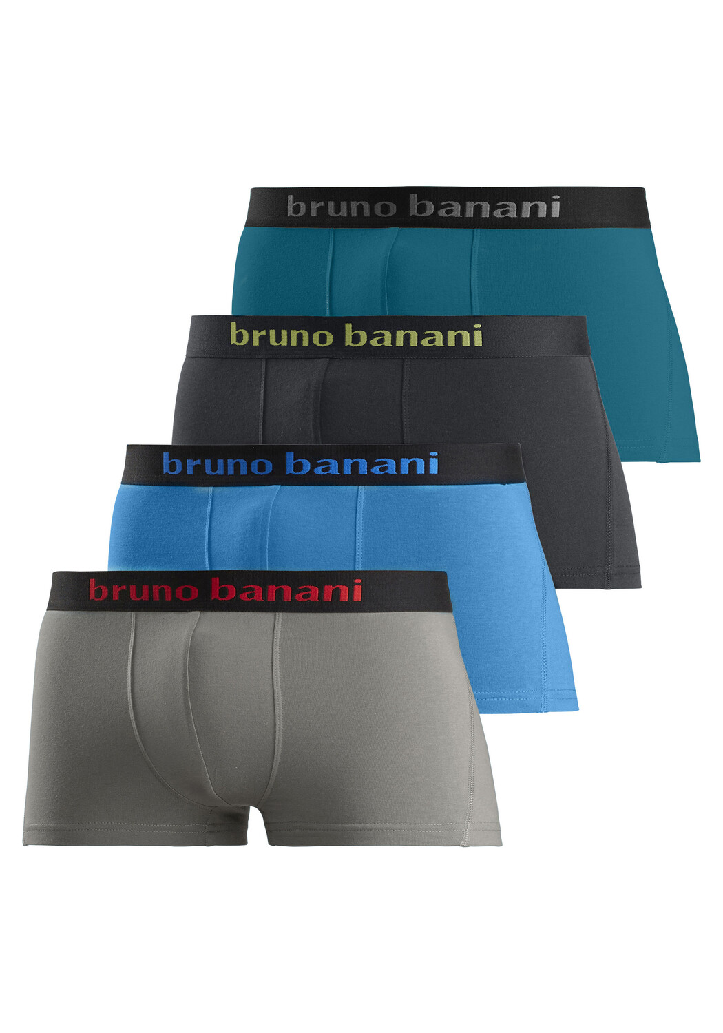 

Боксеры Bruno Banani Boxershorts, цвет grau, türkis, schwarz, petrol