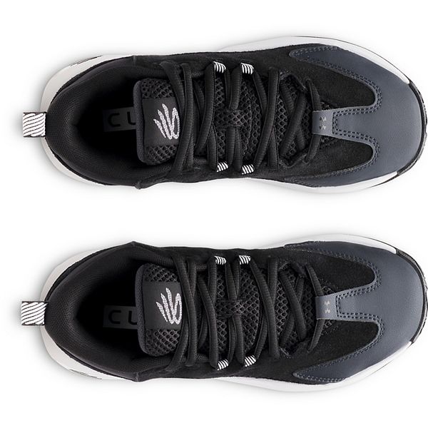 Детские баскетбольные кроссовки Curry 3z 25 Under Armour, Black White — фото 4