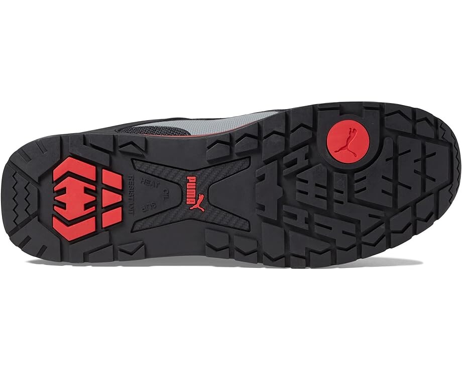 Кроссовки PUMA Safety Levity Knit Low ASTM EH, цвет Black/Red — фото 3