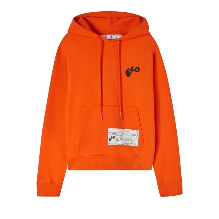 

Худи Off-White x Teenage Engineering Crossover Logo Hoodie Orange, оранжевый