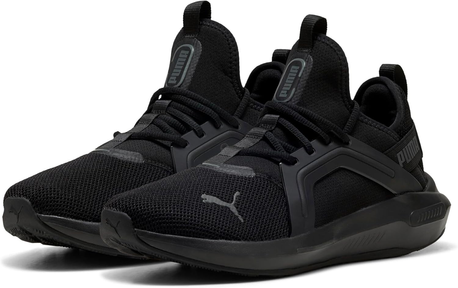 Кроссовки для шоссейного бега PUMA Softride Enzo 5 для унисекс, черный/серый/темно-серый — фото 2