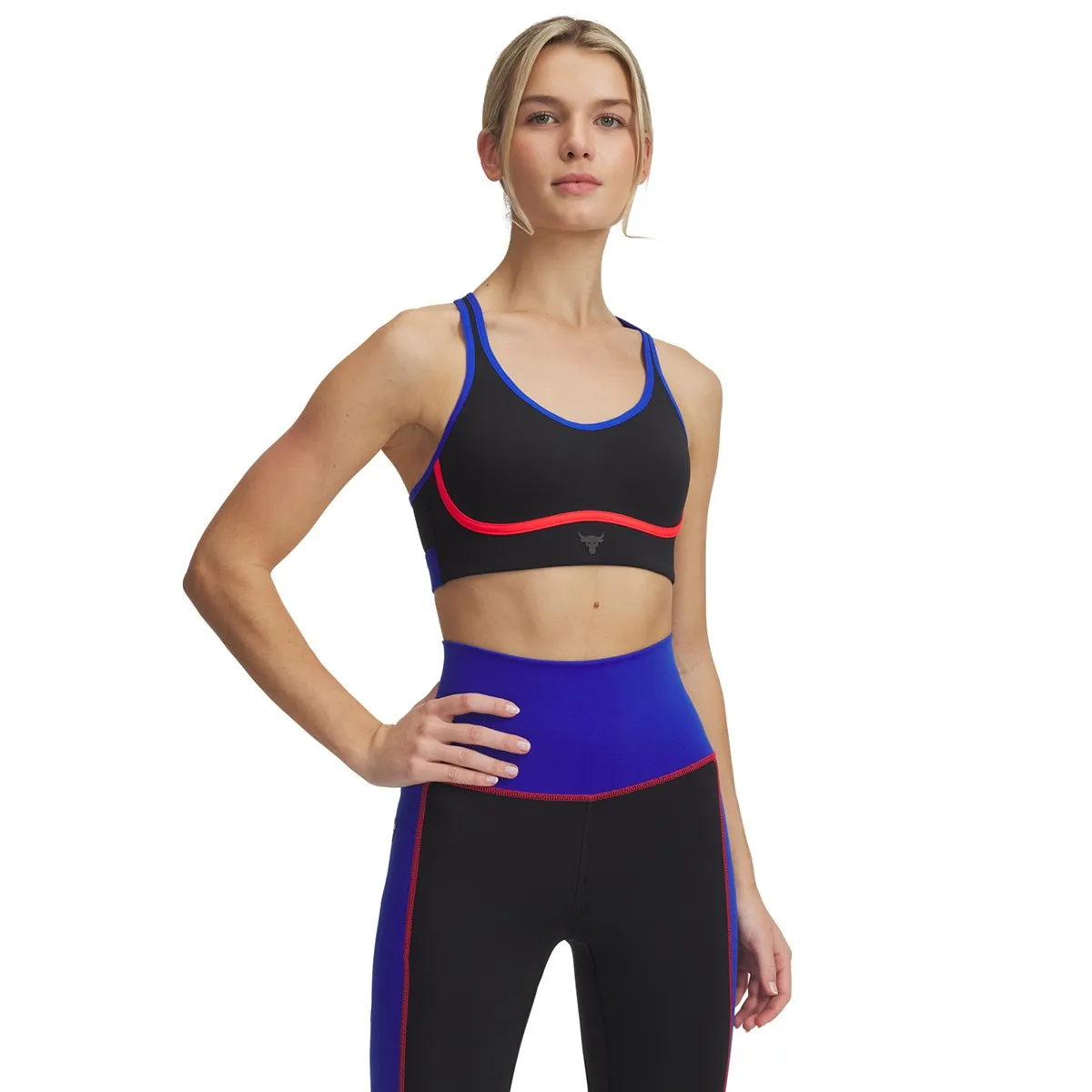 

Pjt Rck Бюстгальтер Under Armour Женский топ, чёрный