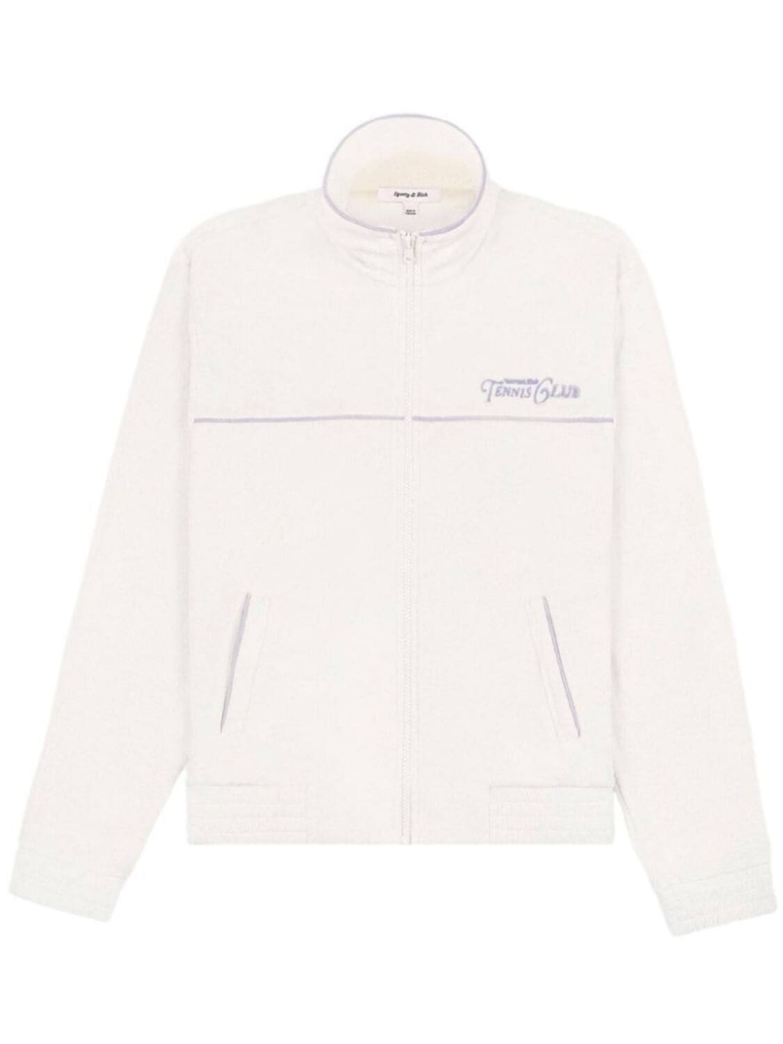 

Sporty & Rich махровая спортивная куртка Rizzoli Tennis, белый