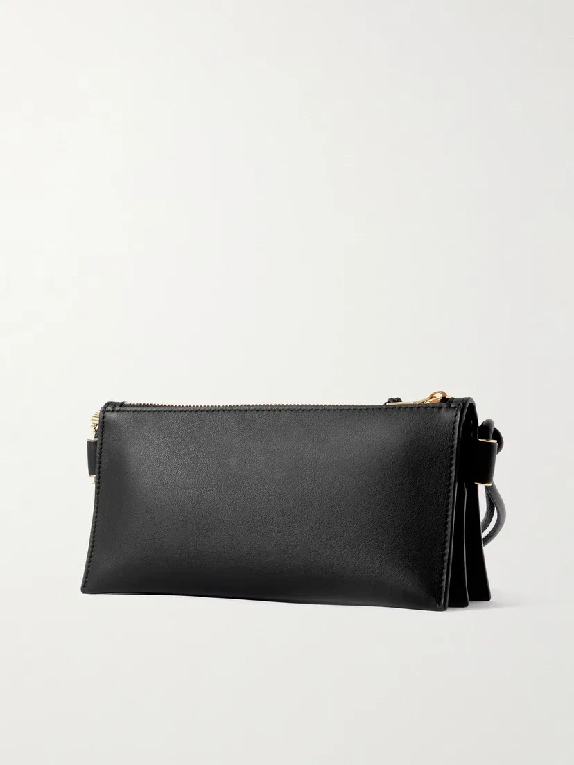 Кожаная сумка через плечо Joya с украшениями LOEWE, черный — фото 3