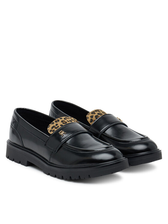 Полуботинки Low Cut Shoe T3A4-34010-1850 Tommy Hilfiger, черный — фото 2