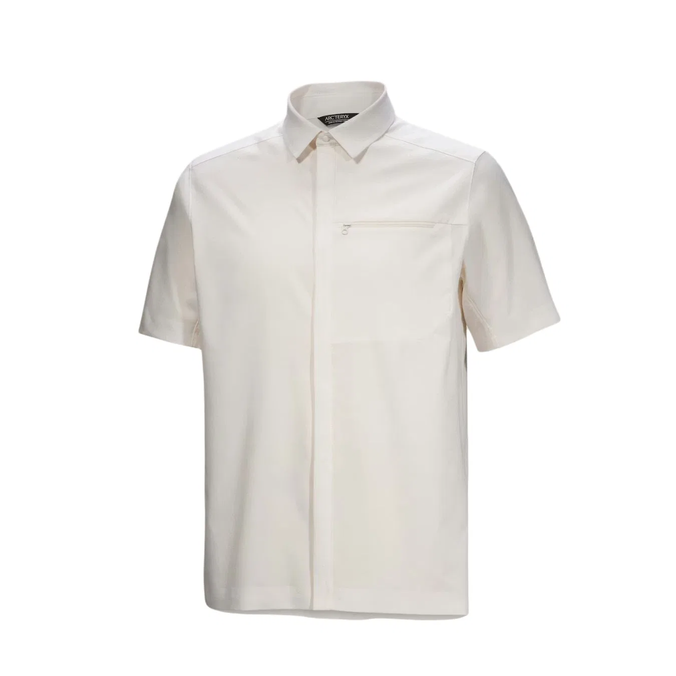 Рубашка мужская с отложным воротником Moderate Arcteryx, Polar White/Arctic Silk