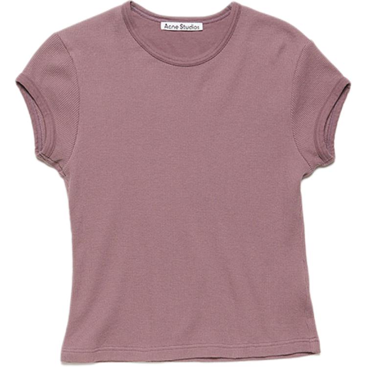 Футболка с коротким рукавом SS25 Unisex Plum Acne Studios, Plum — фото 3